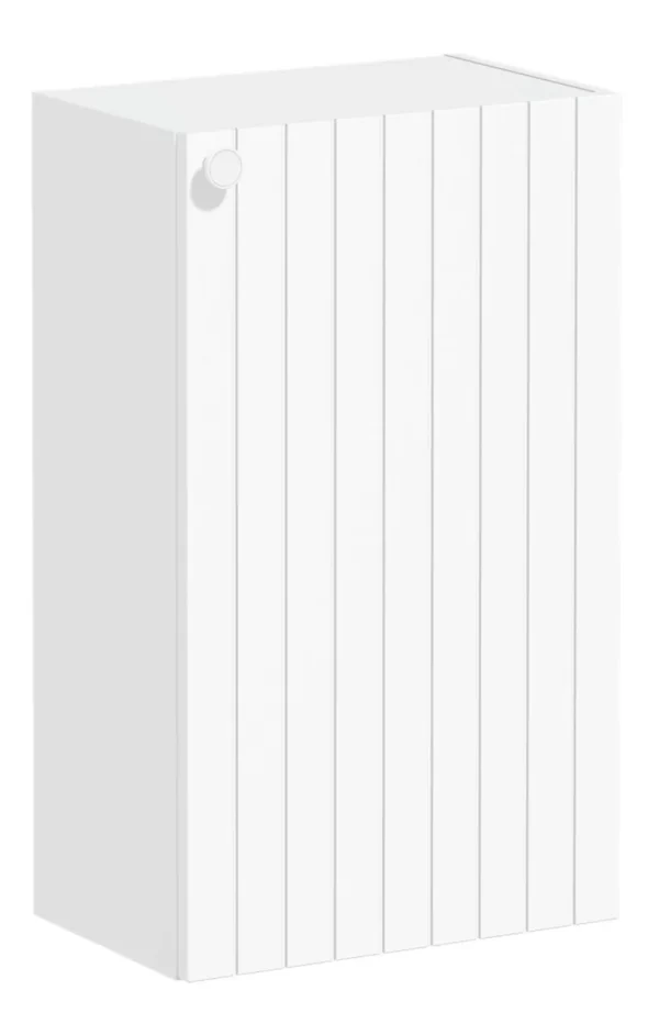 VitrA Root Groove 40cm 1 Door Slim Lower/Base Unit (RH Hinge) - Matt White