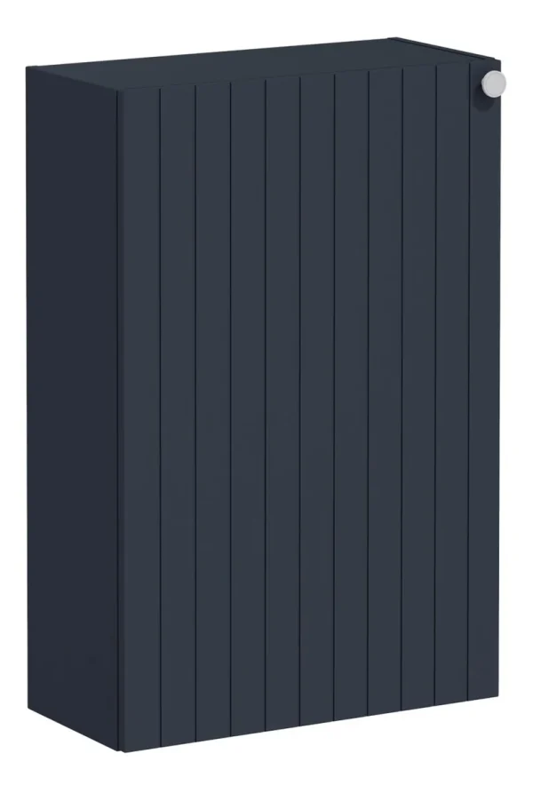 VitrA Root Groove 55cm 1 Door Slim Lower/Base Unit (LH Hinge) - Matt Dark Blue
