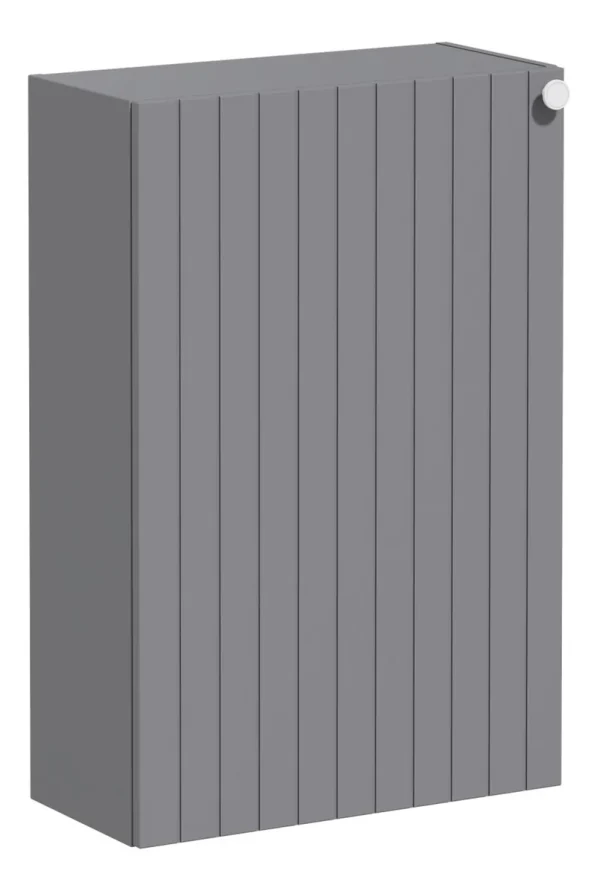 VitrA Root Groove 55cm 1 Door Slim Lower/Base Unit (LH Hinge) - Matt Grey