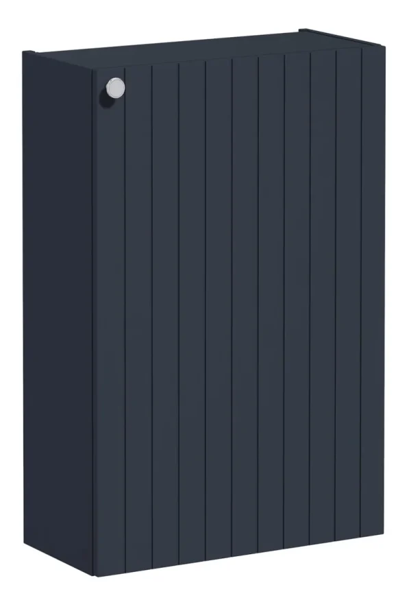 VitrA Root Groove 55cm 1 Door Slim Lower/Base Unit (RH Hinge) - Matt Dark Blue