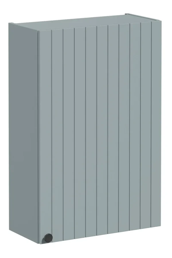 VitrA Root Groove 55cm 1 Door Slim Lower/Base Unit (RH Hinge) - Matt Fjord Green