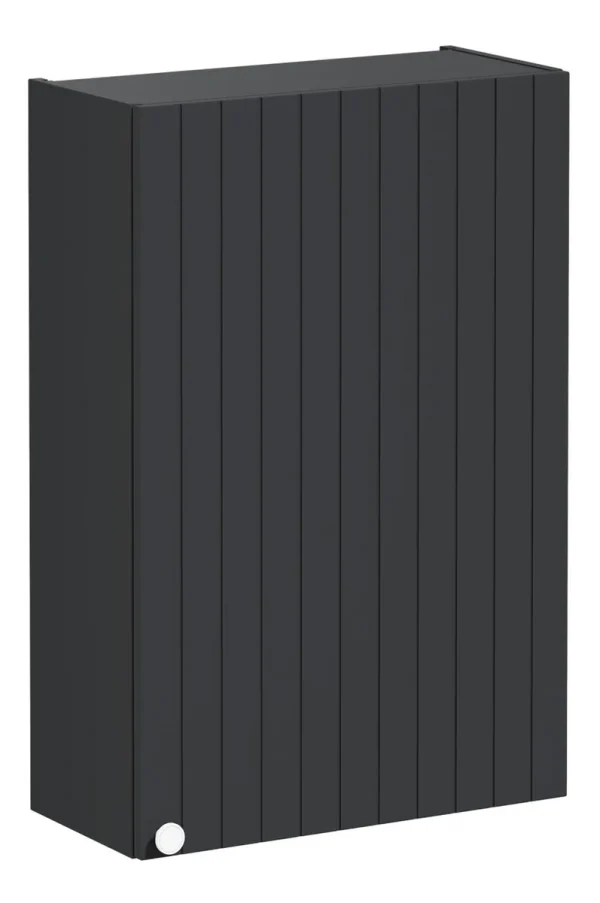 VitrA Root Groove 55cm 1 Door Slim Lower/Base Unit (RH Hinge) - Matt Graphite