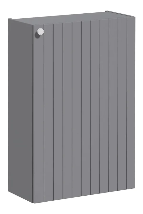VitrA Root Groove 55cm 1 Door Slim Lower/Base Unit (RH Hinge) - Matt Grey
