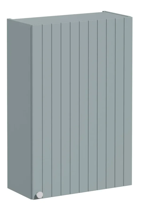 VitrA Root Groove 60cm 1 Door Upper/Wall Unit (RH Hinge) - Matt Fjord Green