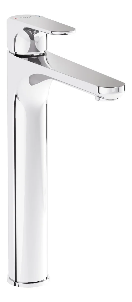 VitrA Root Round Tall Basin Mixer - Chrome