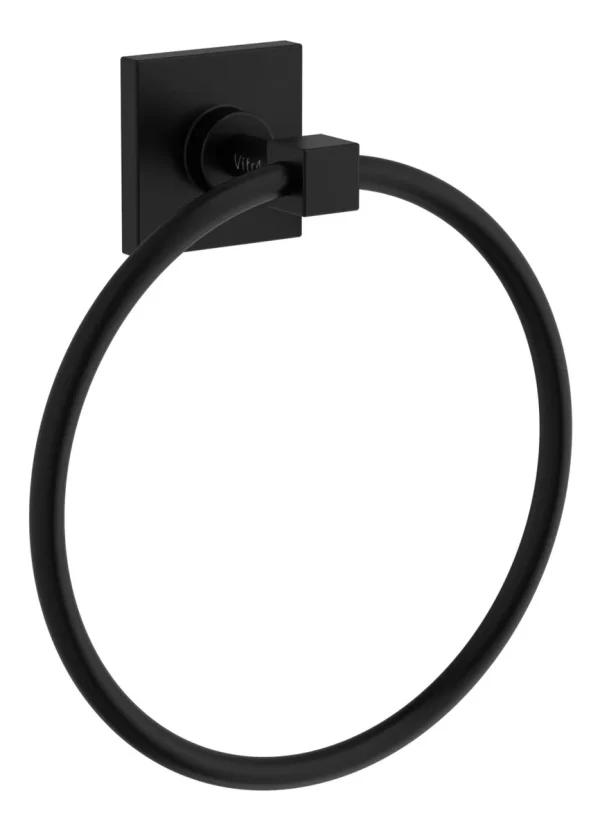 VitrA Root Round Towel Loop - Matt Black