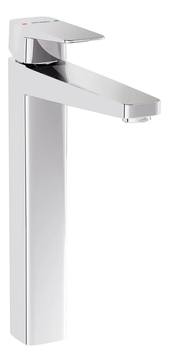 VitrA Root Square Tall Basin Mixer - Chrome