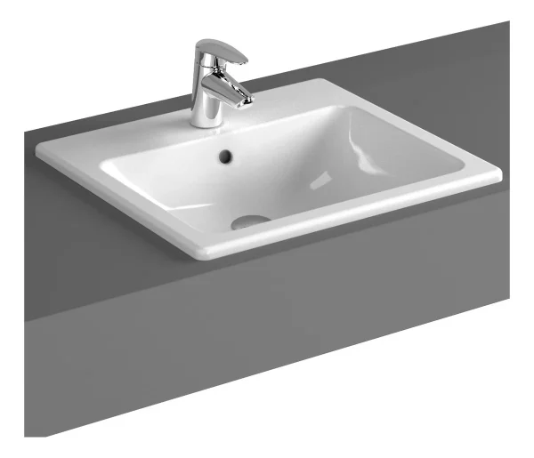 VitrA S20 500x450mm 1TH Countertop/Vessel Washbowl - White