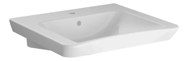 VitrA S20 600x545mm 1TH Basin w/Overflow - White