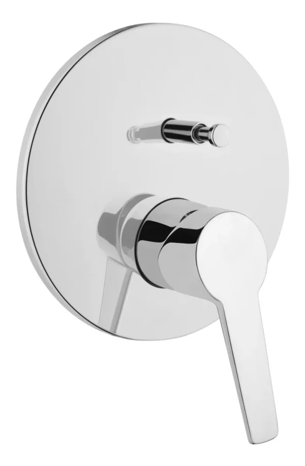 VitrA Solid S Integrated Bath/Shower Mixer - Chrome