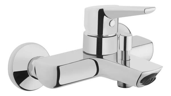 VitrA Solid S Wall Mounted Bath/Shower Mixer - Chrome