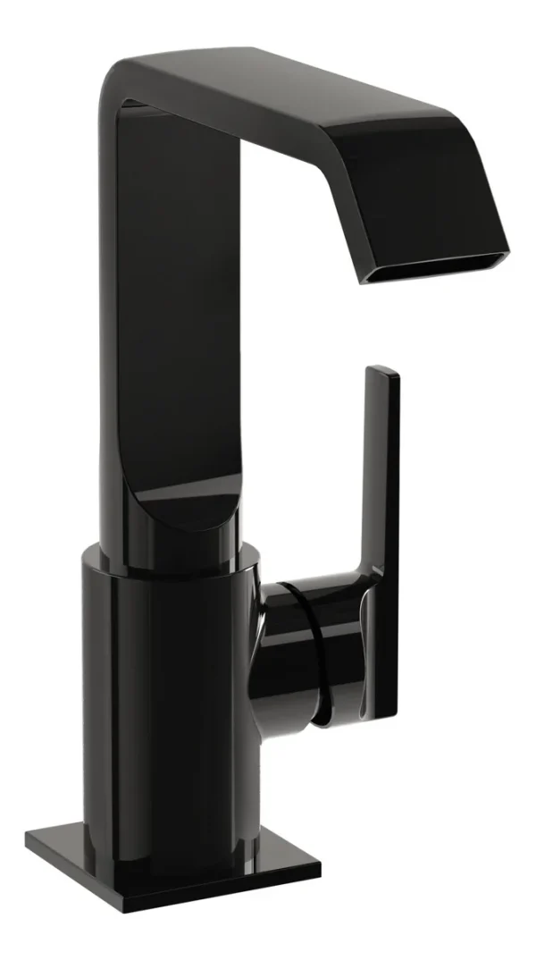 VitrA Suit Basin Mixer (Side Handle) - Gloss Black