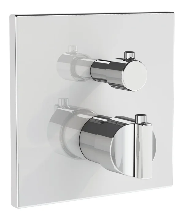 VitrA Suit Integrated Thermostatic Bath/Shower Mixer - Chrome