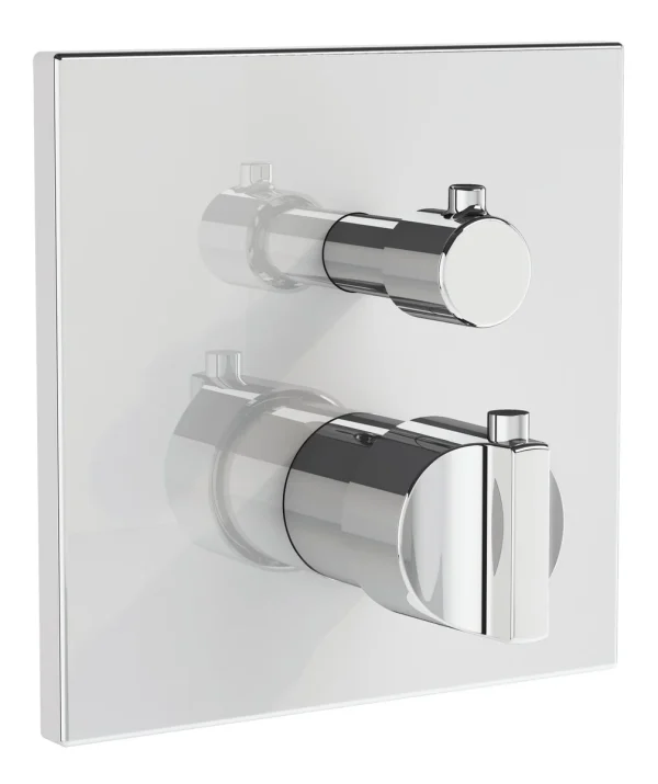 VitrA Suit Integrated Thermostatic Shower Mixer - Chrome