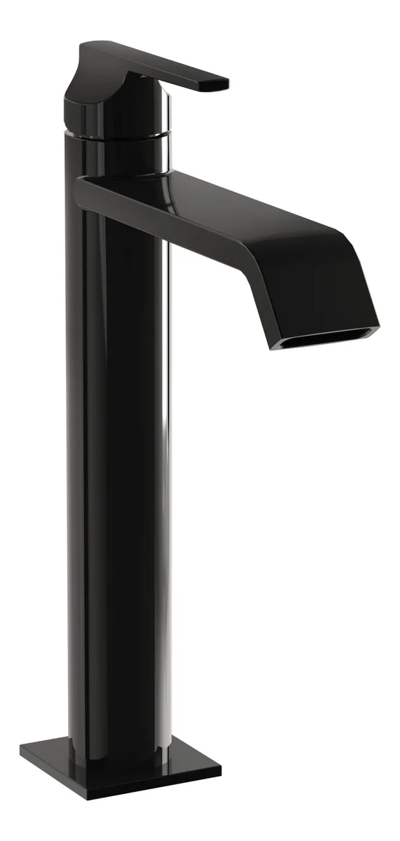 VitrA Suit Tall Basin Mixer (Top Handle) - Gloss Black
