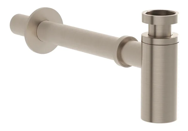 VitrA Universal Bottle Trap - Brushed Nickel