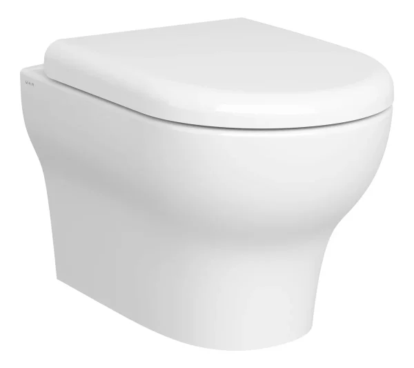 VitrA Zentrum SmoothFlush Wall Hung Pan Only (Hidden Fix) - White