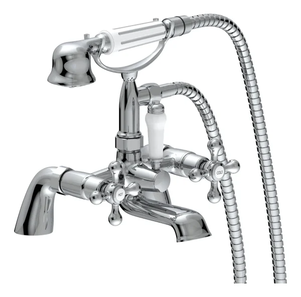 Novello Yelixa Bath/Shower Mixer - Chrome