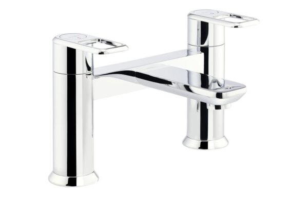 Abode Levarto Deck Mounted Bath Filler - Chrome