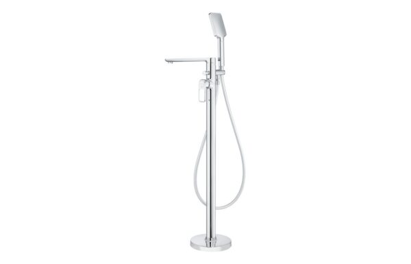 Abode Levarto Floor Standing Bath Shower Mixer - Chrome