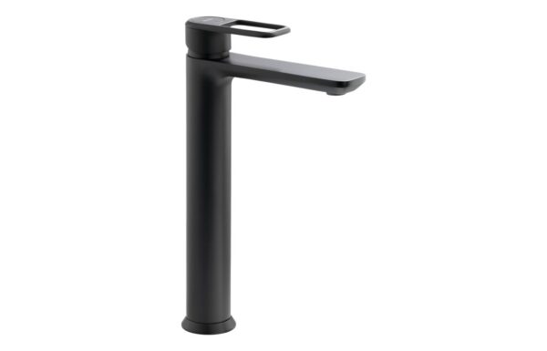 Abode Levarto Tall Basin Mixer - Matt Black