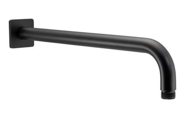 Abode Uno Wall Shower Arm - Matt Black