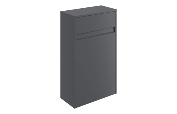 Novello Elarix 500mm Floor Standing Wc Unit - Matt Graphite Grey