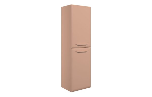 Novello Zenvra 400mm Wall Hung 2 Door Midi Boy Unit - Matt Apricot