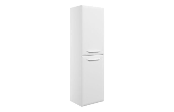 Novello Zenvra 400mm Wall Hung 2 Door Midi Boy Unit - Matt White