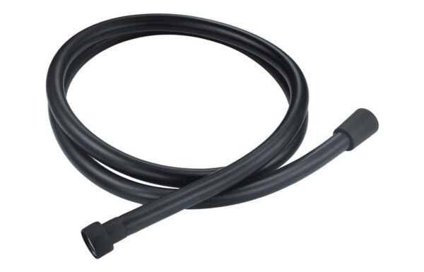Novello 1.5M Easy Clean Pvc Shower Hose - Black