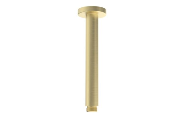 Novello Belvra 180mm Round Ceiling Arm - Brushed Brass