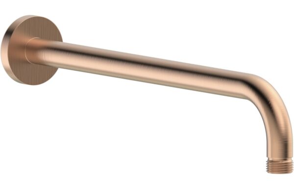 Novello Belvra 320mm Round Shower Arm - Brushed Bronze