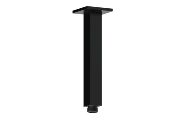 Novello Lavora 180mm Square Ceiling Arm - Matt Black