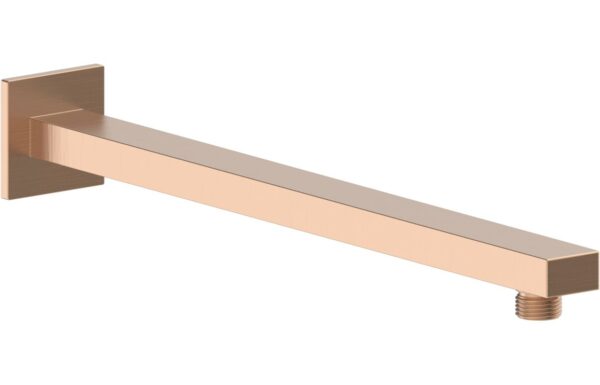 Novello Lavora 350mm Square Shower Arm - Brushed Bronze