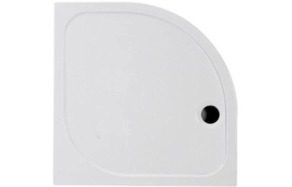 Poseidon 45mm Low Profile 1200 x 800mm Offset Quadrant Tray & Waste (Rh) - White