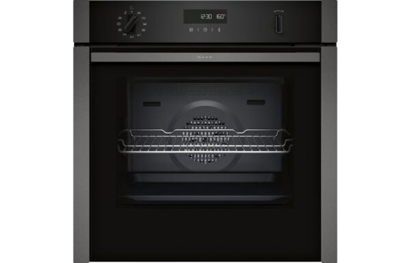 Neff N50 B6ACH7AG7B Single Slide&Hide Pyrolytic Oven - Graphite Grey