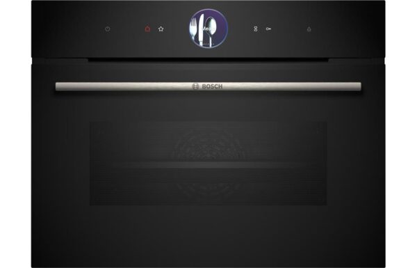 Bosch Series 8 CSG7361B1 B/I Compact Steam Oven - Black