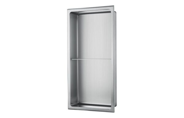 Novello 610 x 305mm Bathroom Niche - St/Steel