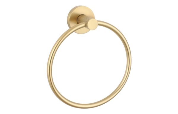 Novello Axorin Towel Ring - Brushed Brass