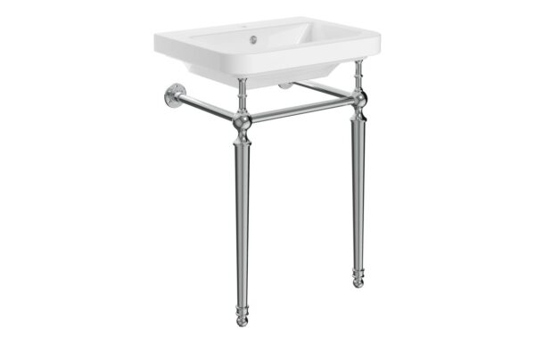 Novello Elvora 610mm 1TH Console Basin - Chrome