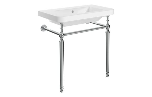 Novello Elvora 810mm 1TH Console Basin - Chrome