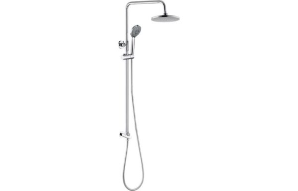 Novello Belvra Round Shower Kit W/Overhead & Handset