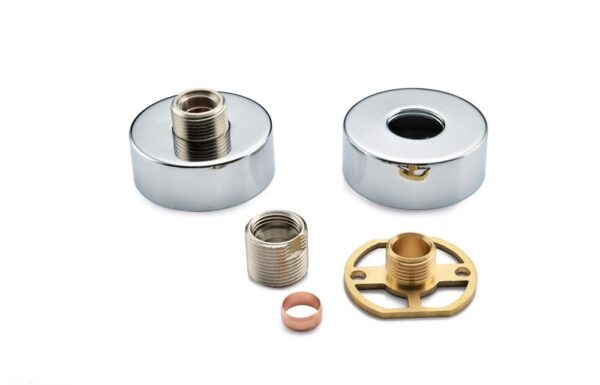 Novello Exposed Shower Valve Fast Fitting Kit Round (Pair)