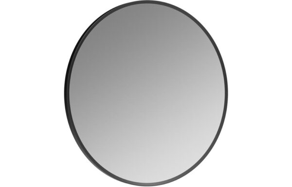 Novello Morvra 500mm Round Mirror - Matt Black