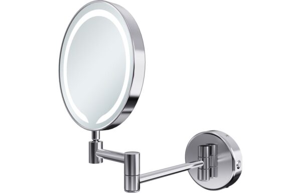 Novello Orlixa Round Led Cosmetic Mirror - Chrome