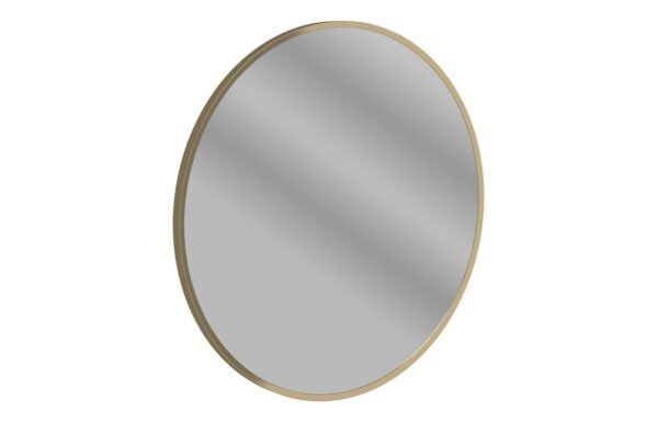 Novello Morvra 600mm Round Mirror - Brushed Bronze