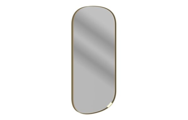 Novello Morvra 800 x 400mm Oblong Mirror - Brushed Bronze