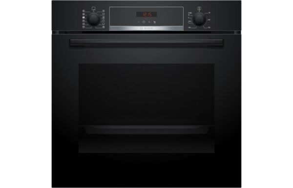 Bosch Series 4 HQA574BB3B Single Pyrolytic Oven w/Added Steam - Black