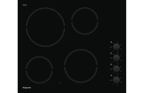 Hotpoint HR 620 R H 60cm Ceramic Hob - Black