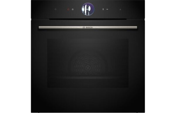 Bosch Series 8 HRG7764B1B B/I Single Pyrolytic Oven w/Added Steam - Black